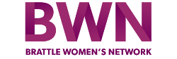 The logo for BWN, Brattle's ERG for women-identifying employees and their allies. The logo reads
